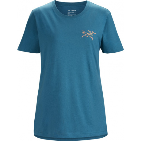 Футболка женская Arcteryx Bird emblem t-shirt ss women's | Reflection | Вид 1