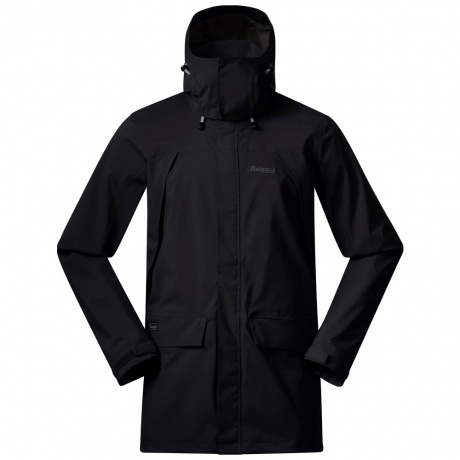 Куртка Bergans Breheimen 2L Jacket | Black/Solid Charcoal | Вид cпереди