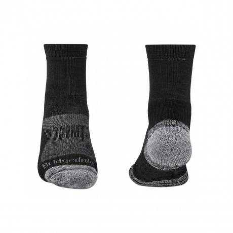Носки мужские Bridgedale Hike Lightweight Merino Performance 3/4 Crew Original | Black/Silver | Вид 1