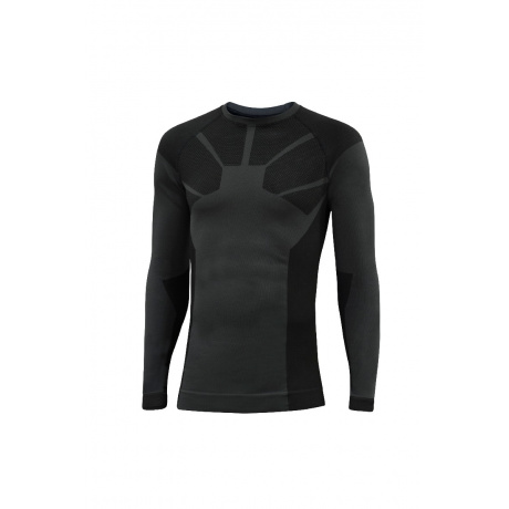 Термобелье мужское DRYHEAT T-SHIRT UOMO  | DARK GREY/BLACK | Вид 1