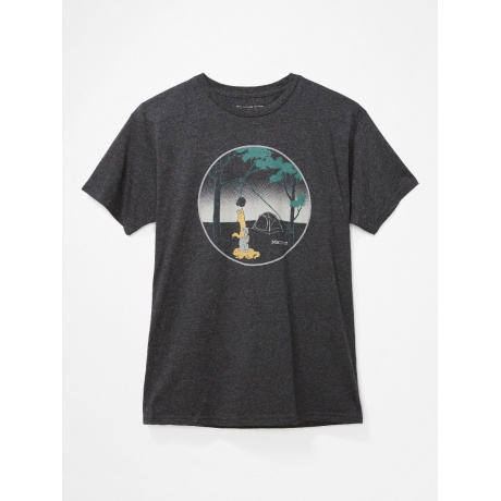 Футболка мужская Marmot Marmotini Tee SS | Charcoal Heather | Вид 1