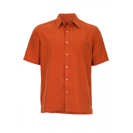 Рубашка Marmot Eldridge SS | Orange Haze | Вид спереди