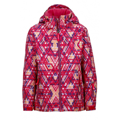 Куртка детская Marmot Girl's Big Sky Jacket | Pink Lotus Geo | Вид 1
