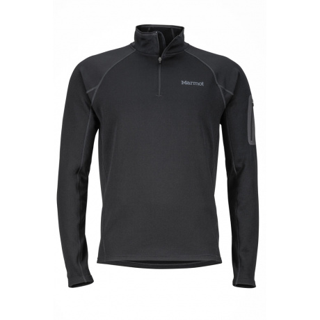 Пуловер Marmot Stretch Fleece 1/2 Zip | Black | Вид 1