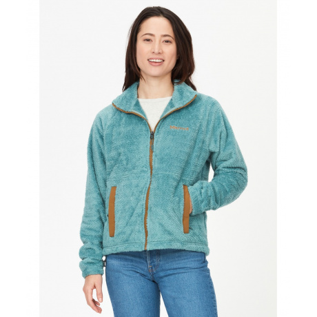 Куртка женская Marmot Wm's Homestead Fleece Jkt | Blue Agave | Вид 1