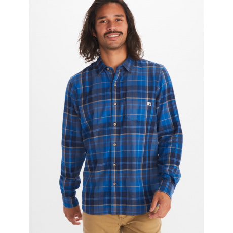 Рубашка мужская Marmot Anderson Lightweight Flannel | Dark Azure | Вид 1