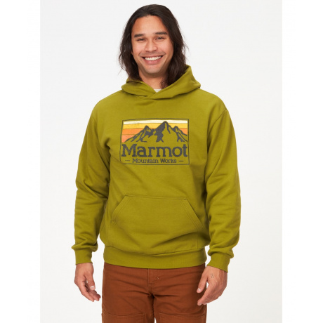 Толстовка мужская Marmot MMW Gradient Hoody | Cilantro | Вид 1