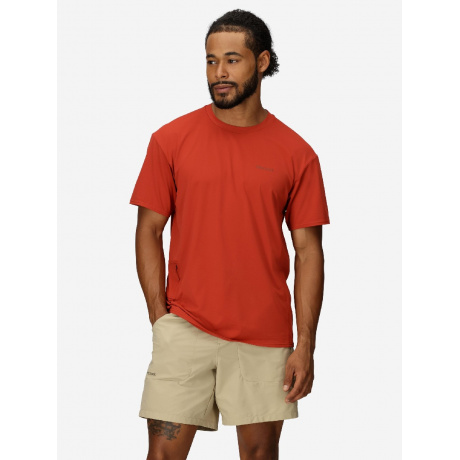 Футболка мужская Marmot AirExchange SolarShield Crew SS | Sumac | Вид 1