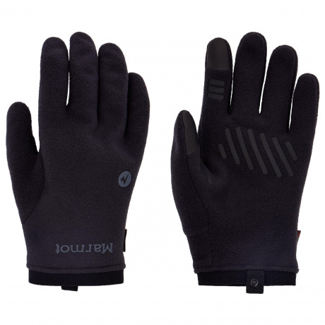 Перчатки унисекс Marmot Polartec Windbloc Glove | Black | Вид 1