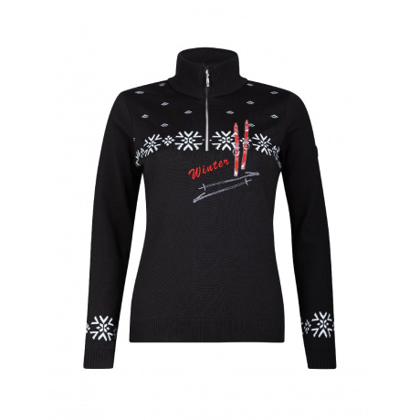 Пуловер женский Newland ENGELBERG | BLACK/WHITE | Вид 1