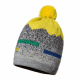 Шапка мужская Aswery Hicky | Серый/Желтый | Вид 1