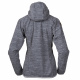 Куртка женская Bergans Hareid Fleece W Jacket | Aluminium Melange | Вид cзади