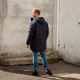 Куртка мужская Bergans Oslo Down Parka | Dark Navy Melange | Вид 4