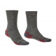 Носки мужские Bridgedale Hike Lightweight Merino Perfomance Boot Original | Grey Heather | Вид 1