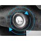 Горнолыжный шлем Cebe CONTEST VISOR ULTIMATE MIPS | Black Orange Topography Matte | Вид 2