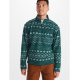 Пуловер мужская Marmot Drop Line Printed 1/2 Zip | Dark Jungle Nordic | Вид 1