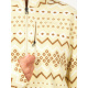 Пуловер женский Marmot Wm's Drop Line Prt 1/2 Zp | Wheat Nordic | Вид 4