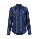 Рубашка женская Marmot Wm's Bridget Midwt Flannel LS | Arctic Navy | Вид спереди