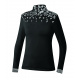Пуловер женский Newland Baqueira T-NECK 1/2 ZIP LADY DH240 | Black/White | Вид спереди