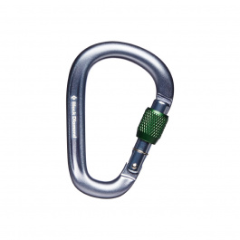 Карабин Black Diamond Pearlock Screwgate Carabiner | Gray | Вид 1