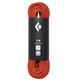Верёвка Black Diamond 7.9 Rope - 60M - Dry | Orange | Вид 1
