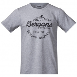 Футболка Bergans Classic Tee | Black | Вид cпереди