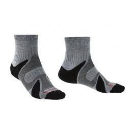 Носки мужские Bridgedale Trail Sport Lightweight Merino Cool Ankle | Silver/Black | Вид 1