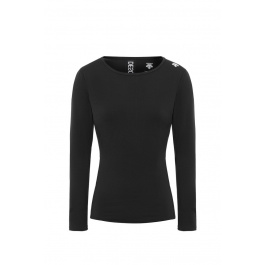 Термобелье женское Descente WOMEN'S BASE LAYER TOP | Black | Вид 1