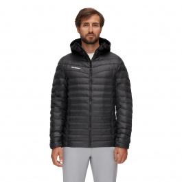 Куртка мужская Mammut Albula IN Hooded Jacket Men | Black/White | Вид 1