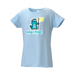 Футболка детская Marmot Girl's 8 Bit  | Breeze Blue | Вид 1