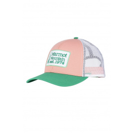Кепка Marmot Retro Trucker Hat | Coral Pink/Verde | Вид 1