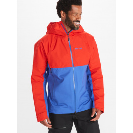 Куртка мужская Marmot Mitre Peak GORE TEX Jacket | Victory Red/Trail Blue | Вид 1