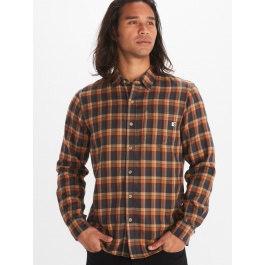 Рубашка мужская Marmot Fairfax Midweight Flannel LS | Copper | Вид 1