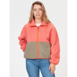 Куртка женская Marmot Wm's Aros Fleece Jacket | Grapefruit/Vetiver | Вид 1
