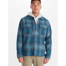Рубашка мужская Marmot Incline H Flannel LS | Moon River | Вид 1