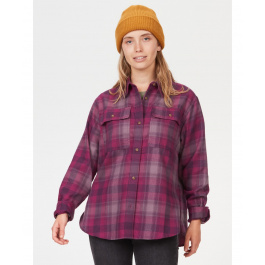 Рубашка женская Marmot Wm Fairfax Ltwt Bfnd Flannel LS | Bright Fuchsia | Вид 1