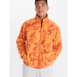 Куртка мужская Marmot Aros Printed Fleece Jkt | Tangelo Ice Dye | Вид 1