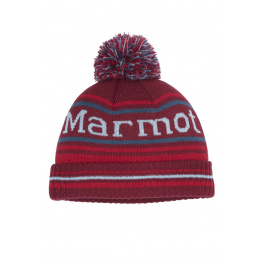 Шапка детская Marmot Boy's Retro Pom Hat | Brick/Team Red | Вид 1