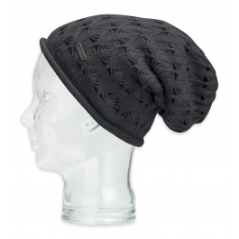 Шапка женская Outdoor Research Snowblush Beanie | Charcoal/Orchid | Вид 1