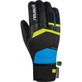 Перчатки мужские Reusch Venom R-Tex Xt | Black/Brilliant Blue/Safety Yellow | Вид 1