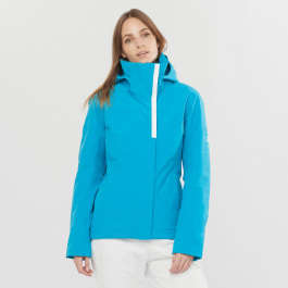 Куртка женская Salomon SPEED JACKET W | Barrier Reef/White | Вид 1